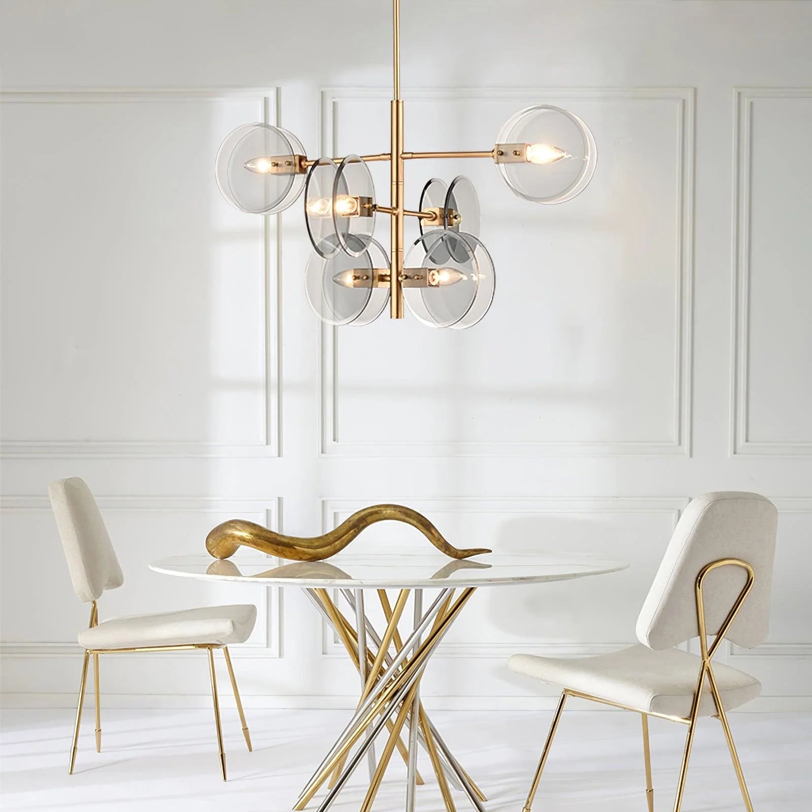 Disc Arteriors Norwich Glass Chandelier - Nuvé