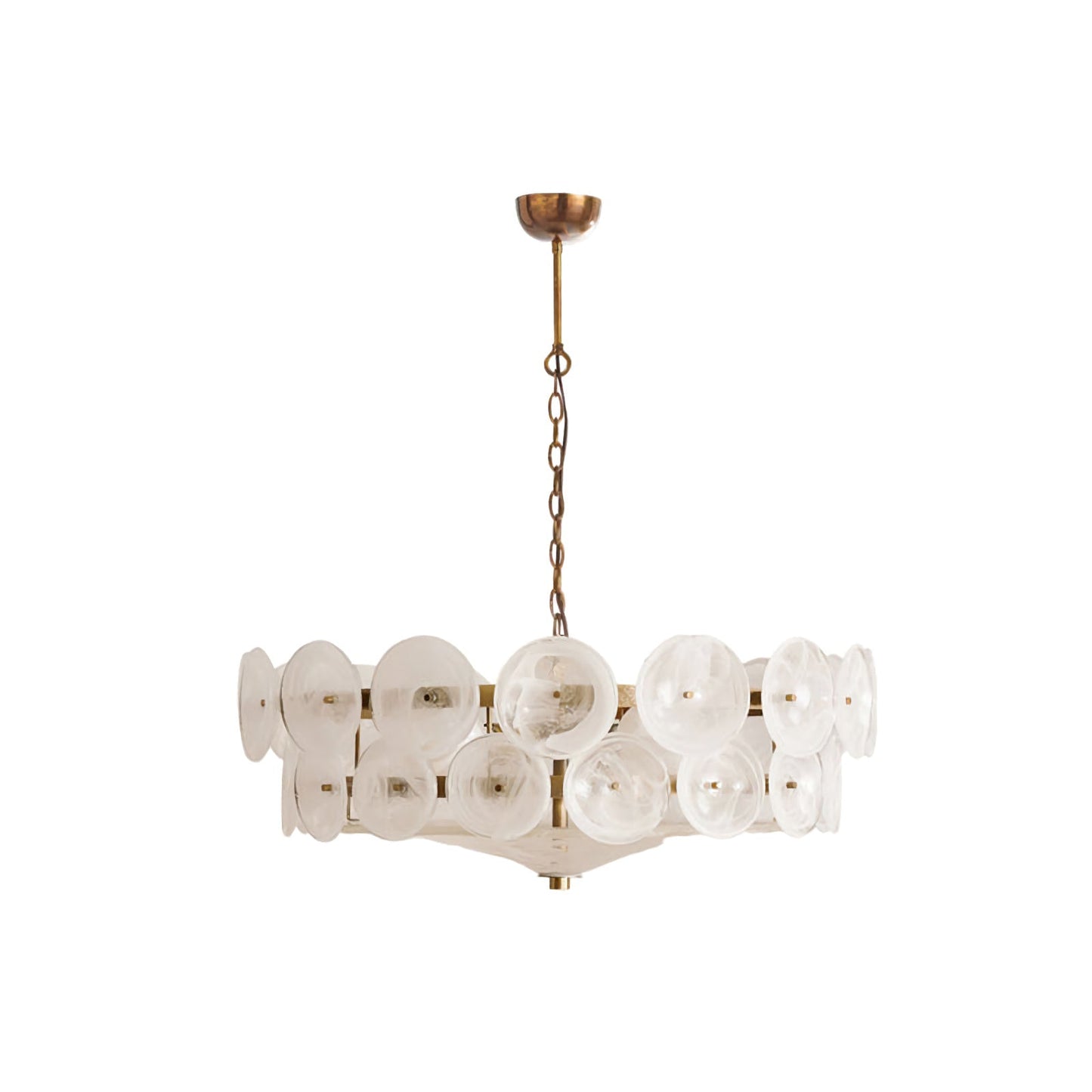 Solaris Disc Murano Glass Chandelier