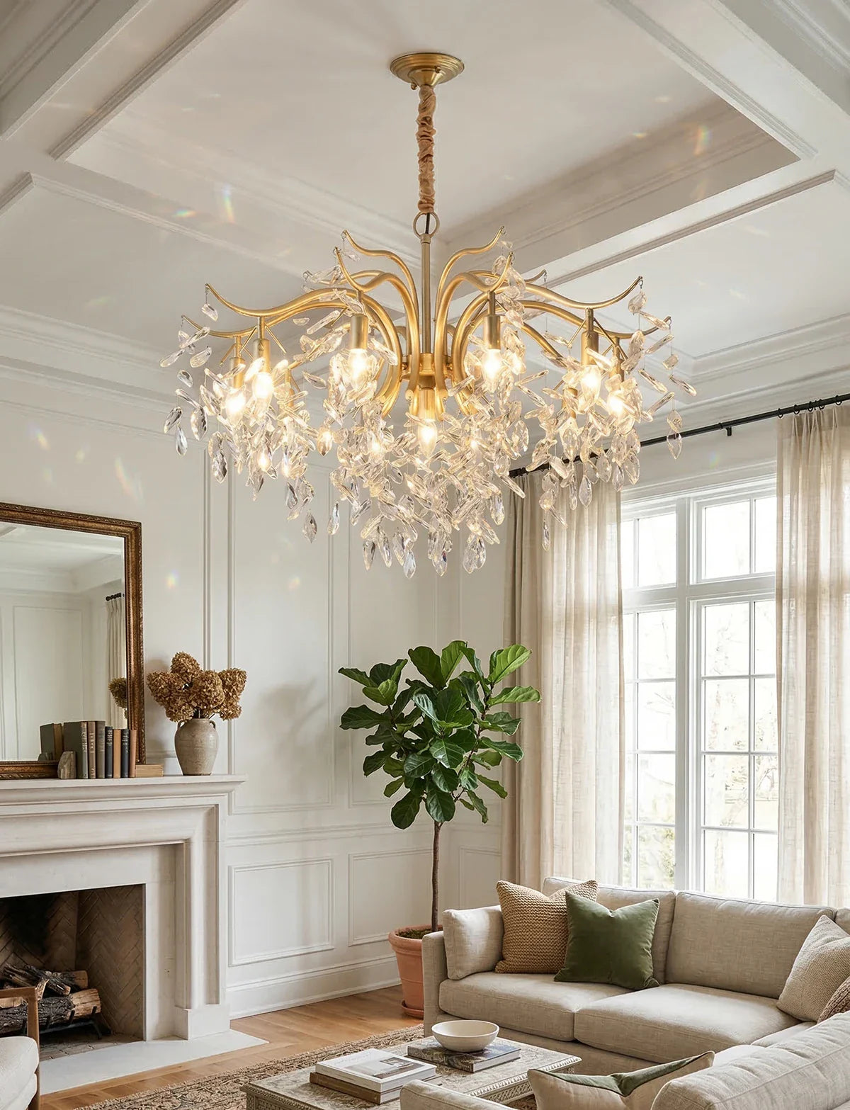 Elegant Dorale chandelier by Korewolamp featuring multiple hanging glass orbs and a sleek modern design for stylish lighting.