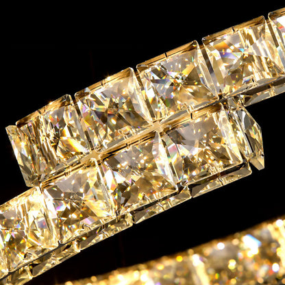 Double Ring Crystal Chandelier - Nuvé