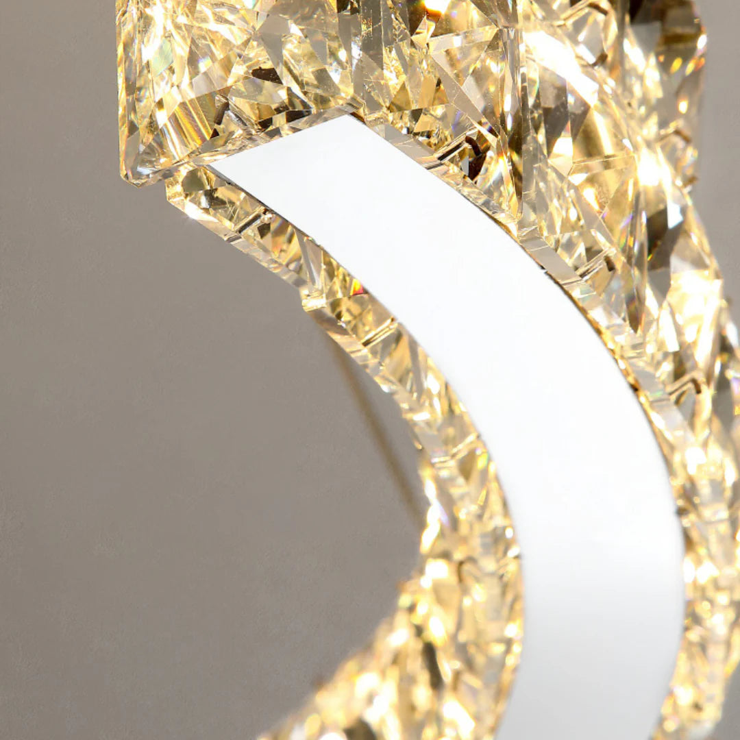 Double Ring Crystal Chandelier - Nuvé