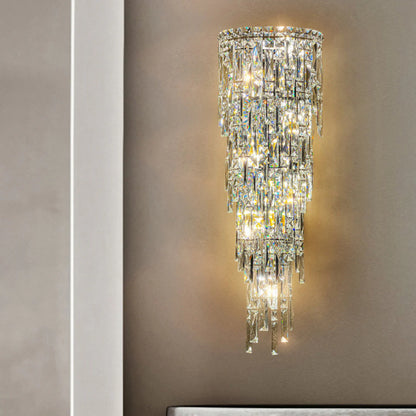 Crystal Rainfall Cyra Wall Lamp - Nuvé