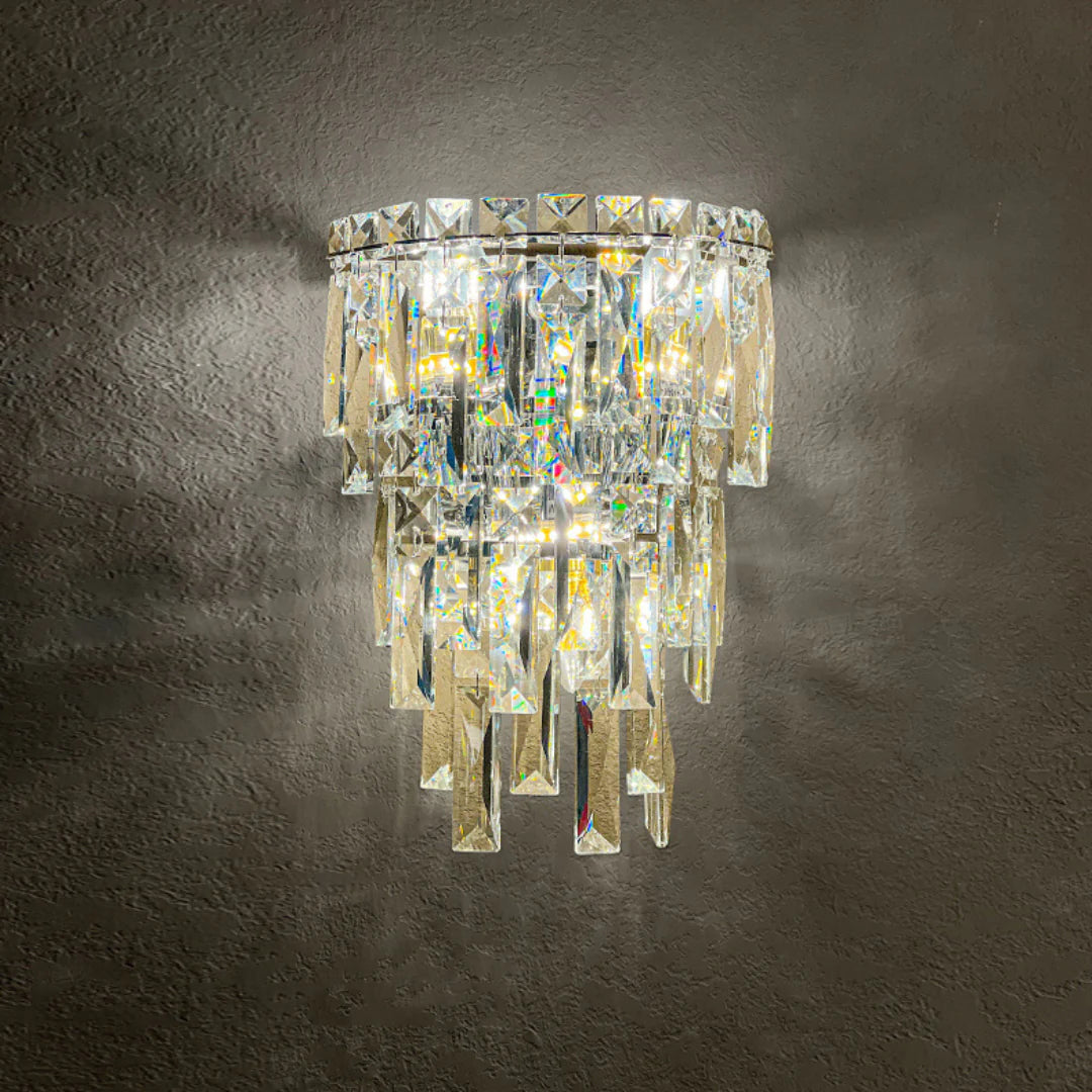 Crystal Rainfall Cyra Wall Lamp - Nuvé