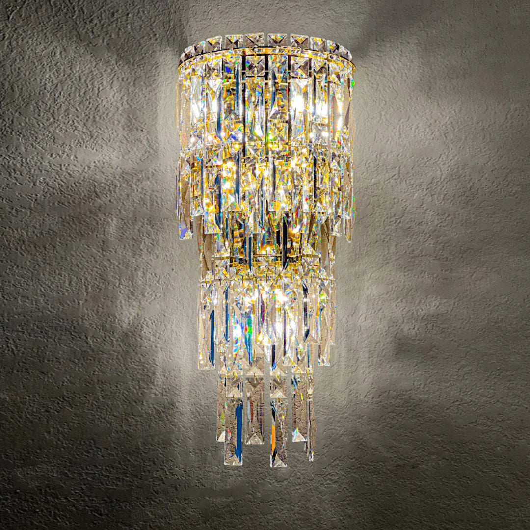 Crystal Rainfall Cyra Wall Lamp - Nuvé