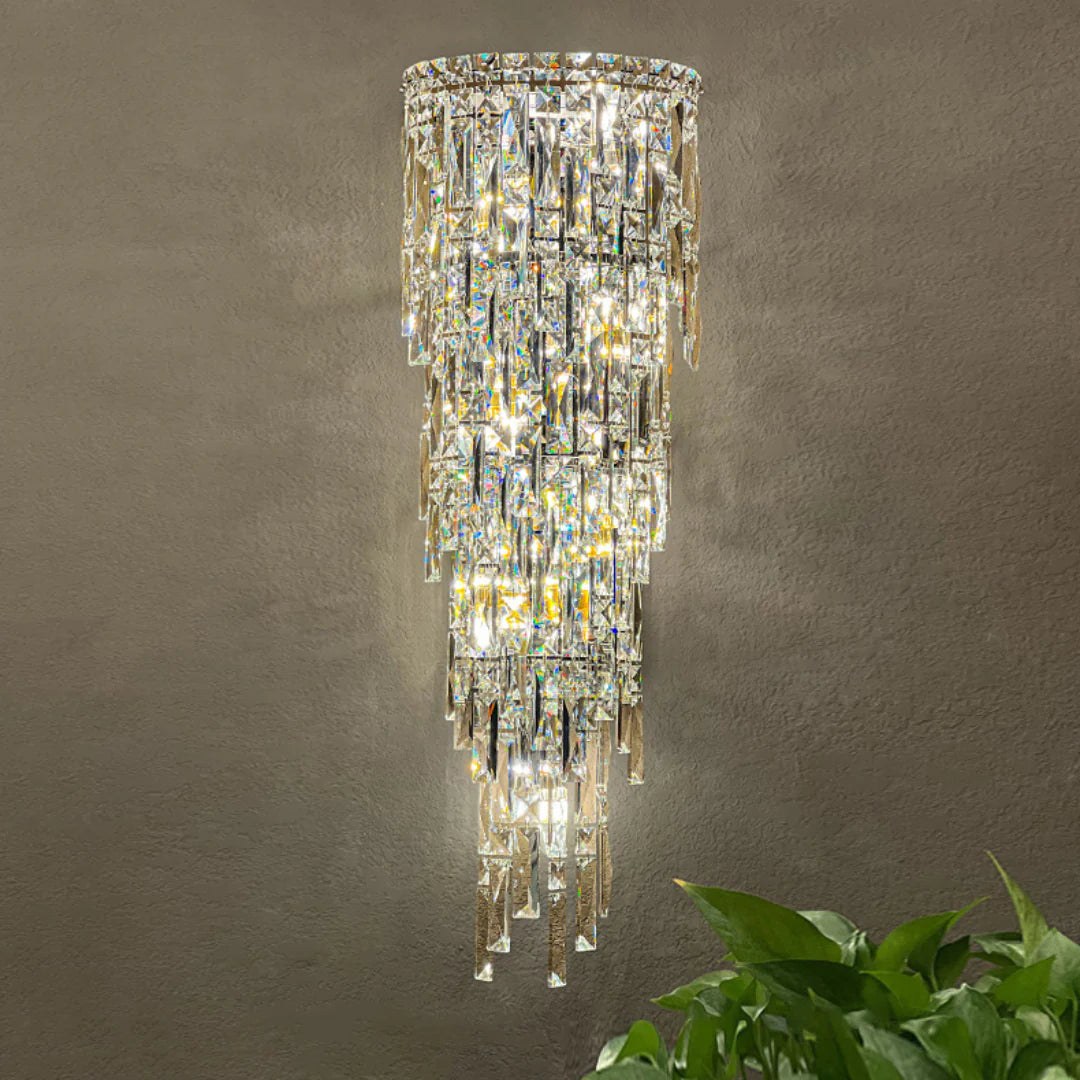 Crystal Rainfall Cyra Wall Lamp - Nuvé