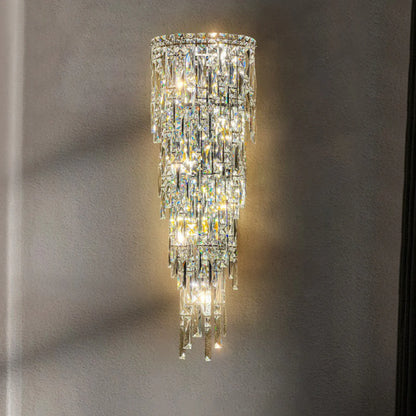Crystal Rainfall Cyra Wall Lamp - Nuvé