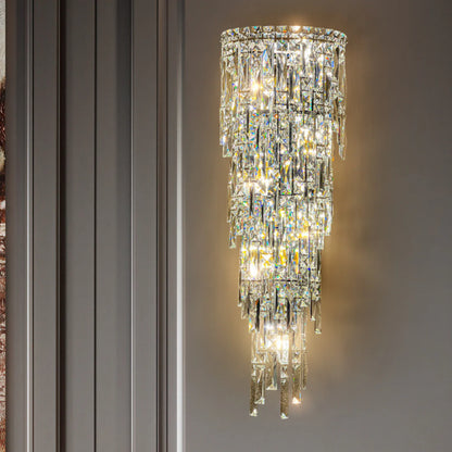 Crystal Rainfall Cyra Wall Lamp - Nuvé
