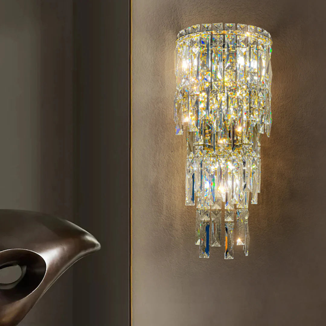 Crystal Rainfall Cyra Wall Lamp - Nuvé