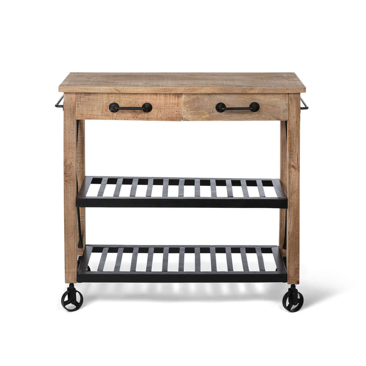 Vintage Rolling Garden Cart with Drawers - Nuvé