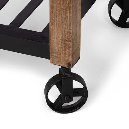 Vintage Rolling Garden Cart with Drawers - Nuvé