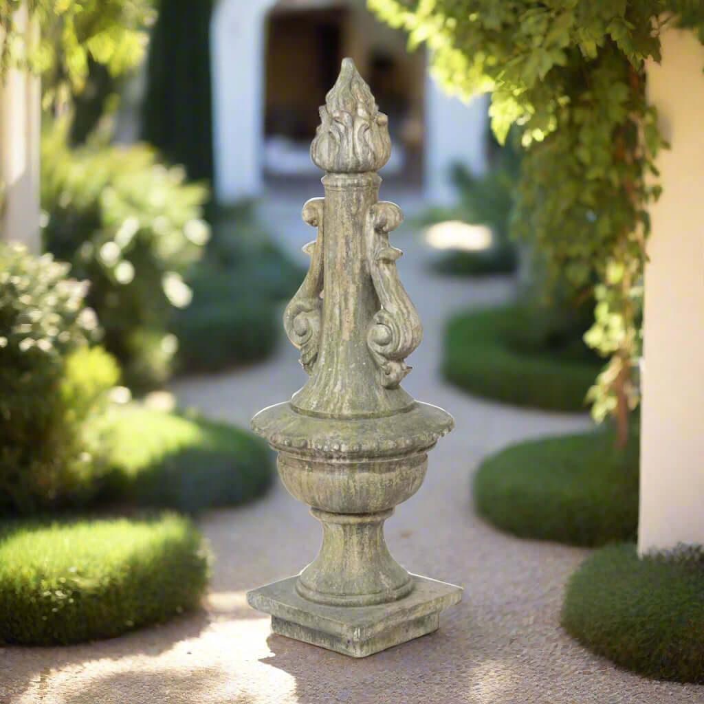 Antique Grecian Garden Torch Statue - Nuvé