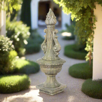 Antique Grecian Garden Torch Statue - Nuvé