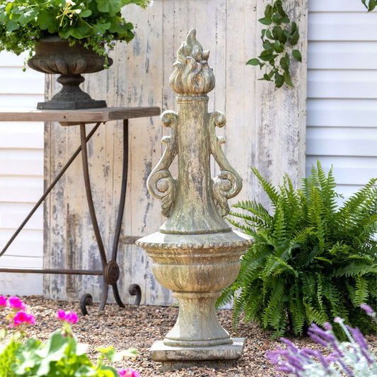 Antique Grecian Garden Torch Statue - Nuvé