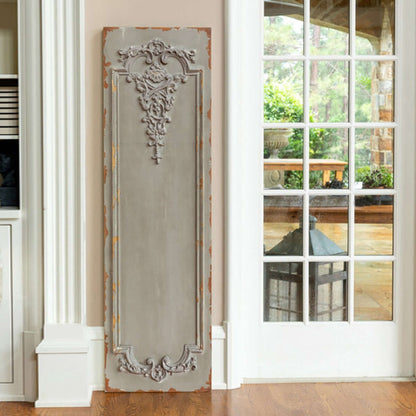 Distressed French Wall Panel – Antique Art Nouveau Decor - Nuvé