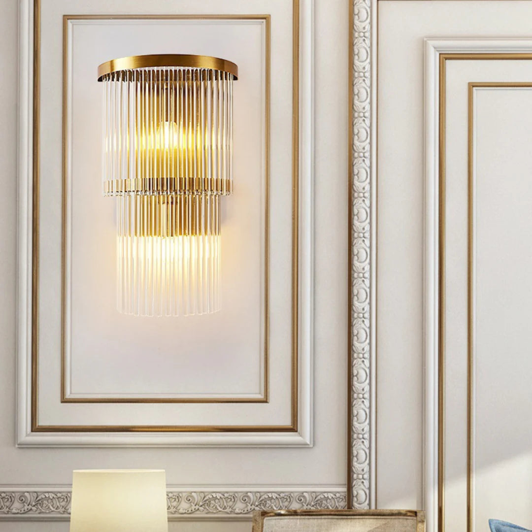 East Antique Brass Finish Wall Lamp - Nuvé