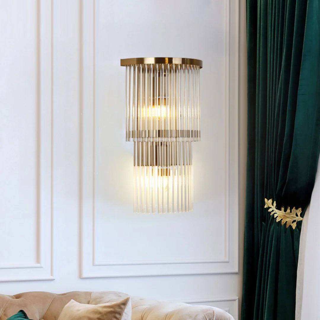 East Antique Brass Finish Wall Lamp - Nuvé