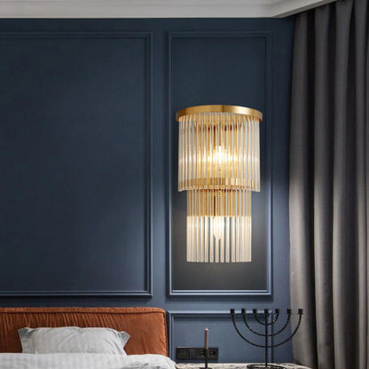 East Antique Brass Finish Wall Lamp - Nuvé