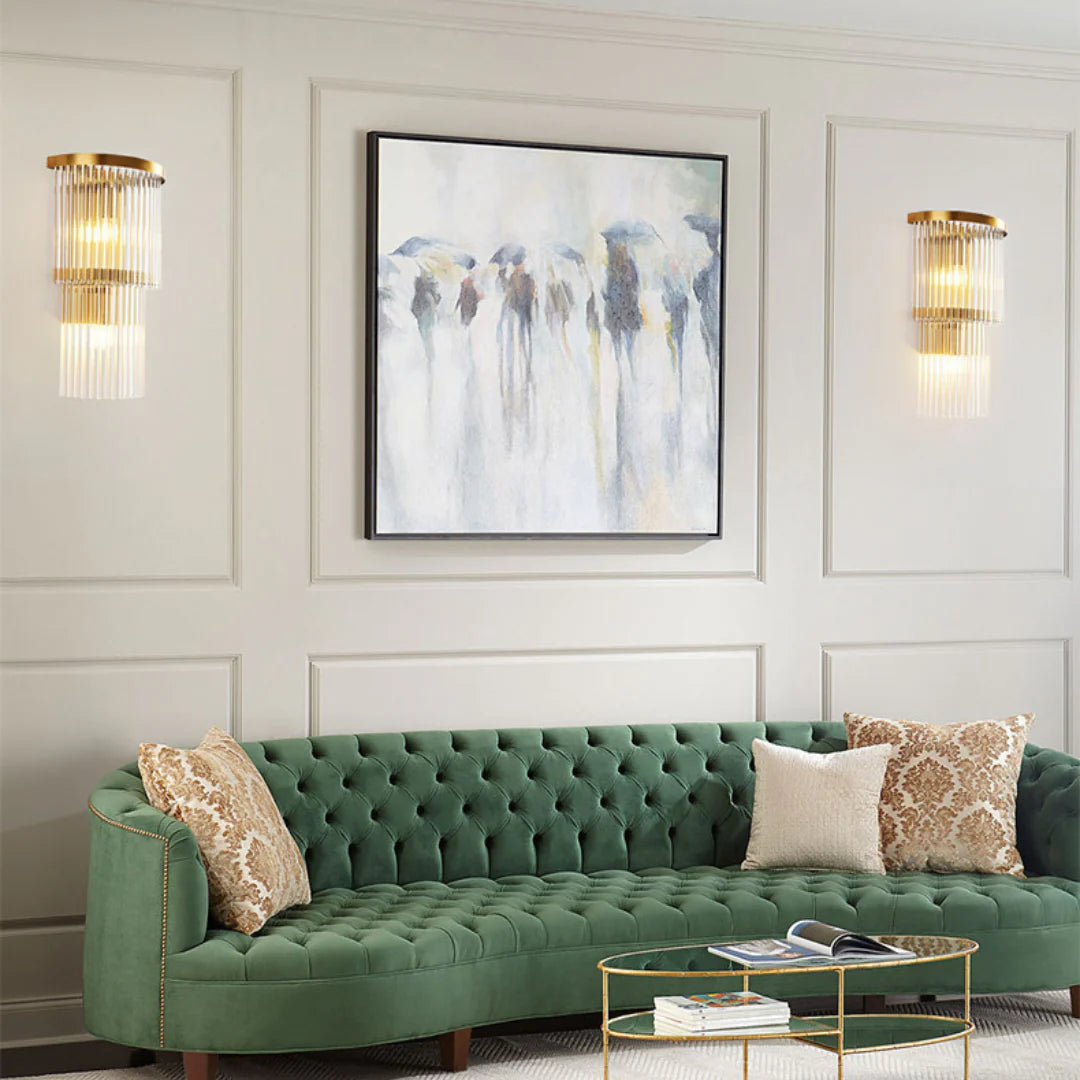 East Antique Brass Finish Wall Lamp - Nuvé