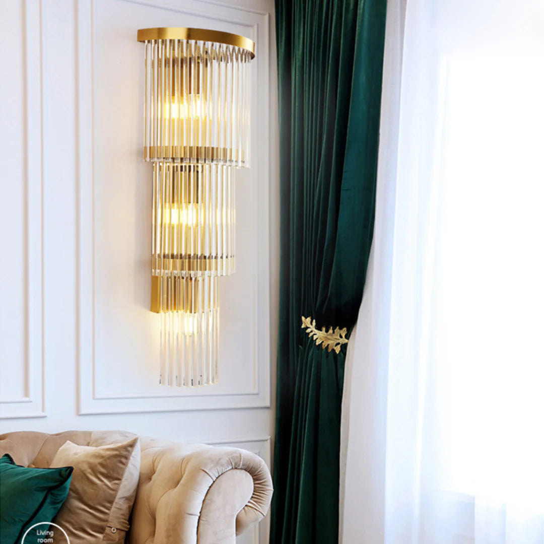 East Antique Brass Finish Wall Lamp - Nuvé