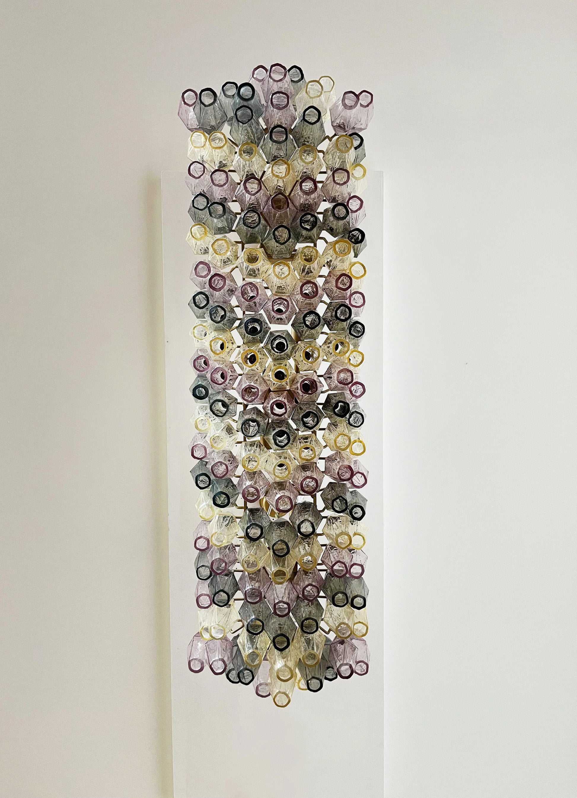 Elegant Multicolored Murano Poliedri Chandelier - Nuvé
