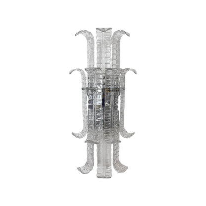 Elegant Murano Leaf Shape Glass Wall Sconce - Nuvé
