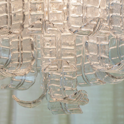 Elegant Murano Leaf Shaped Ceiling Lamp - Nuvé
