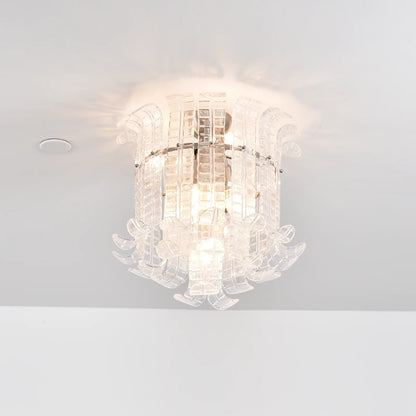 Elegant Murano Leaf Shaped Ceiling Lamp - Nuvé
