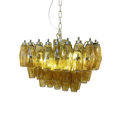 Poliedri Murano Amber Chandelier - Nuvé