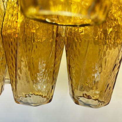 Poliedri Murano Amber Chandelier - Nuvé