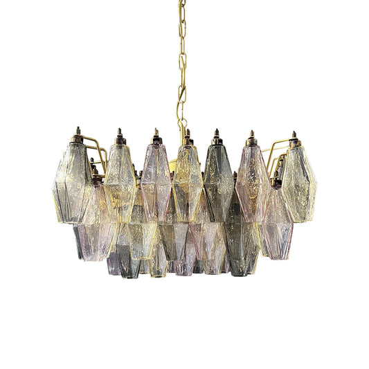 Poliedri Murano Colorful Chandelier - Nuvé