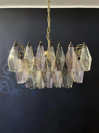 Poliedri Murano Colorful Chandelier - Nuvé