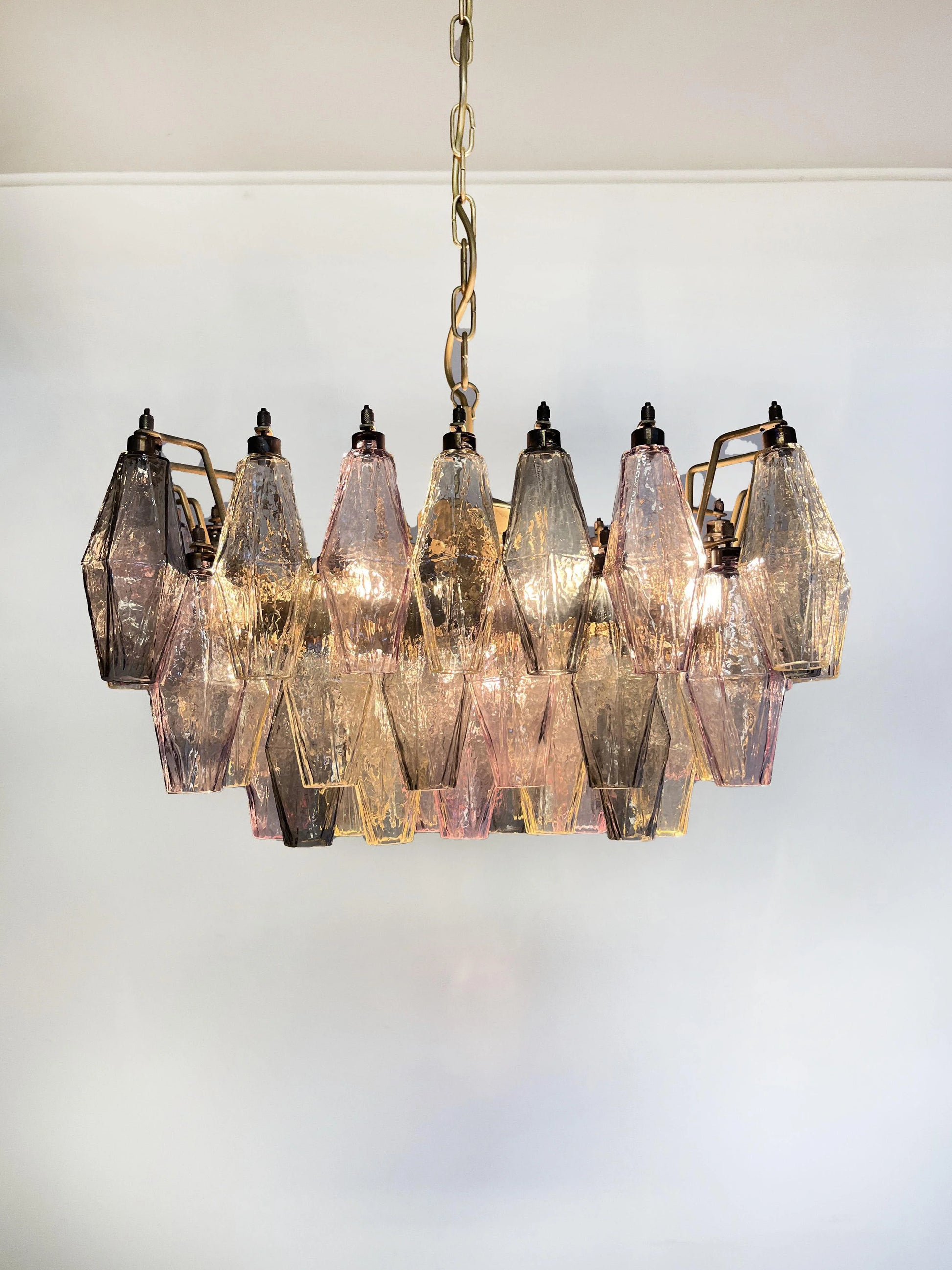 Poliedri Murano Colorful Chandelier - Nuvé