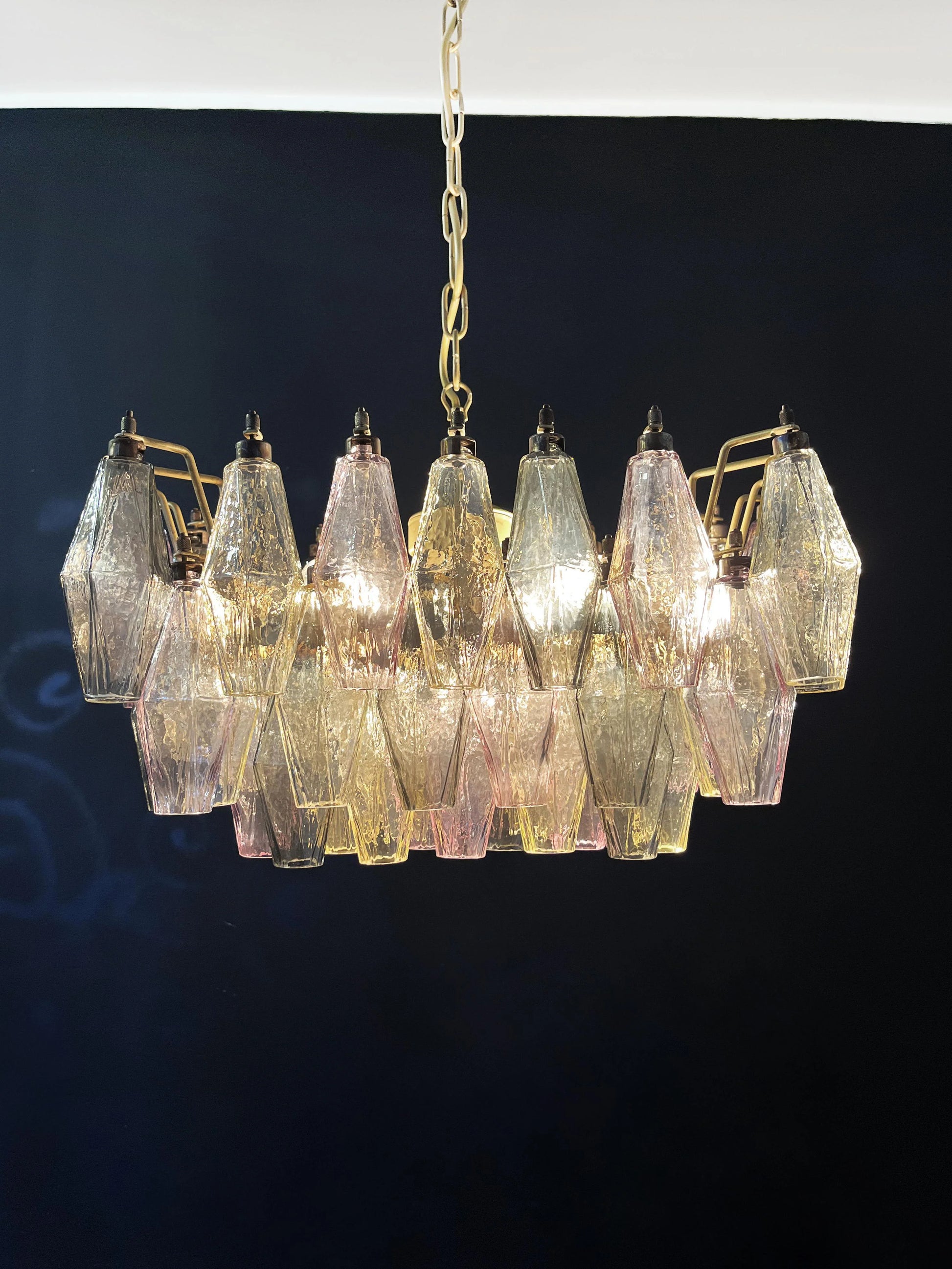 Poliedri Murano Colorful Chandelier - Nuvé