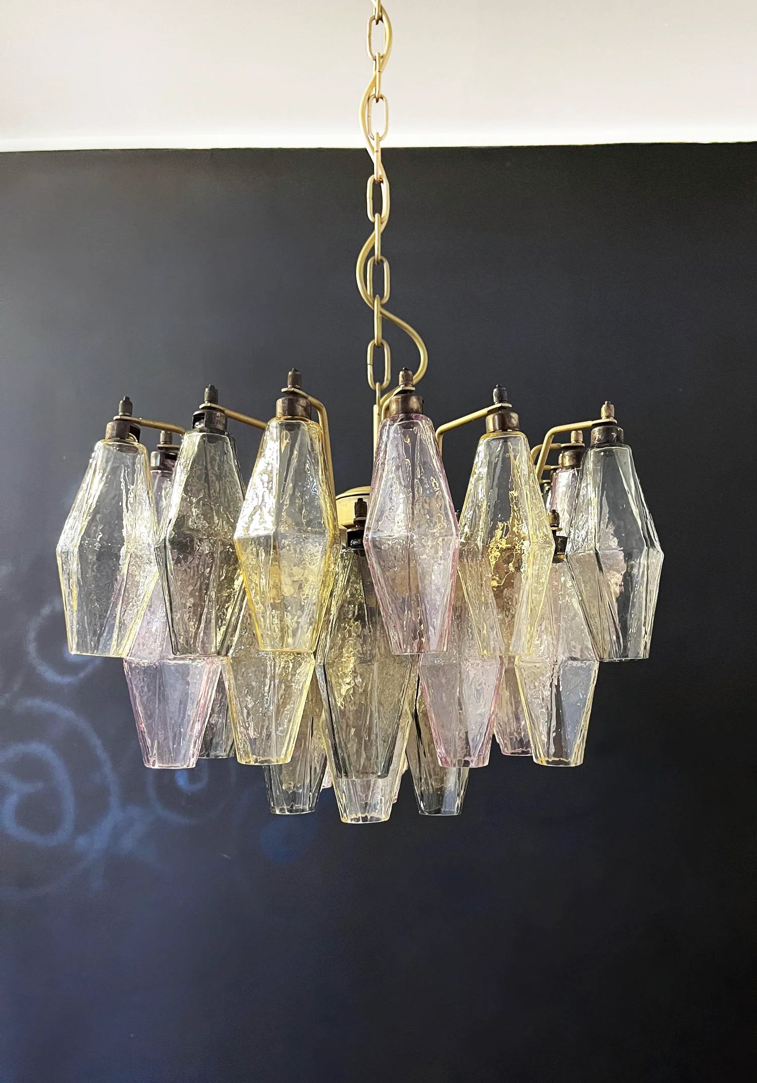 Poliedri Murano Colorful Chandelier - Nuvé