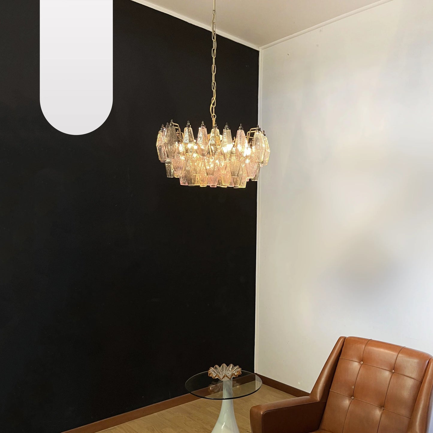 Poliedri Murano Colorful Chandelier - Nuvé