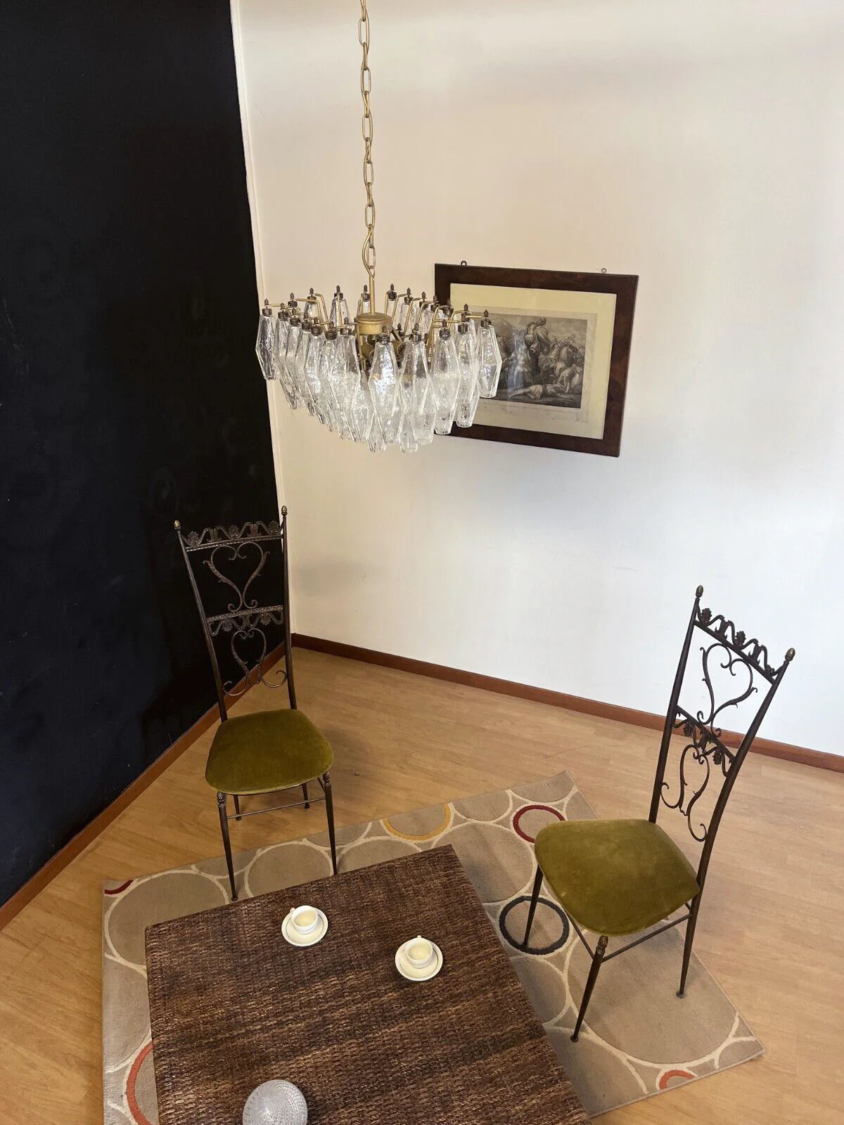 Poliedri Murano Trasparent Chandelier - Nuvé