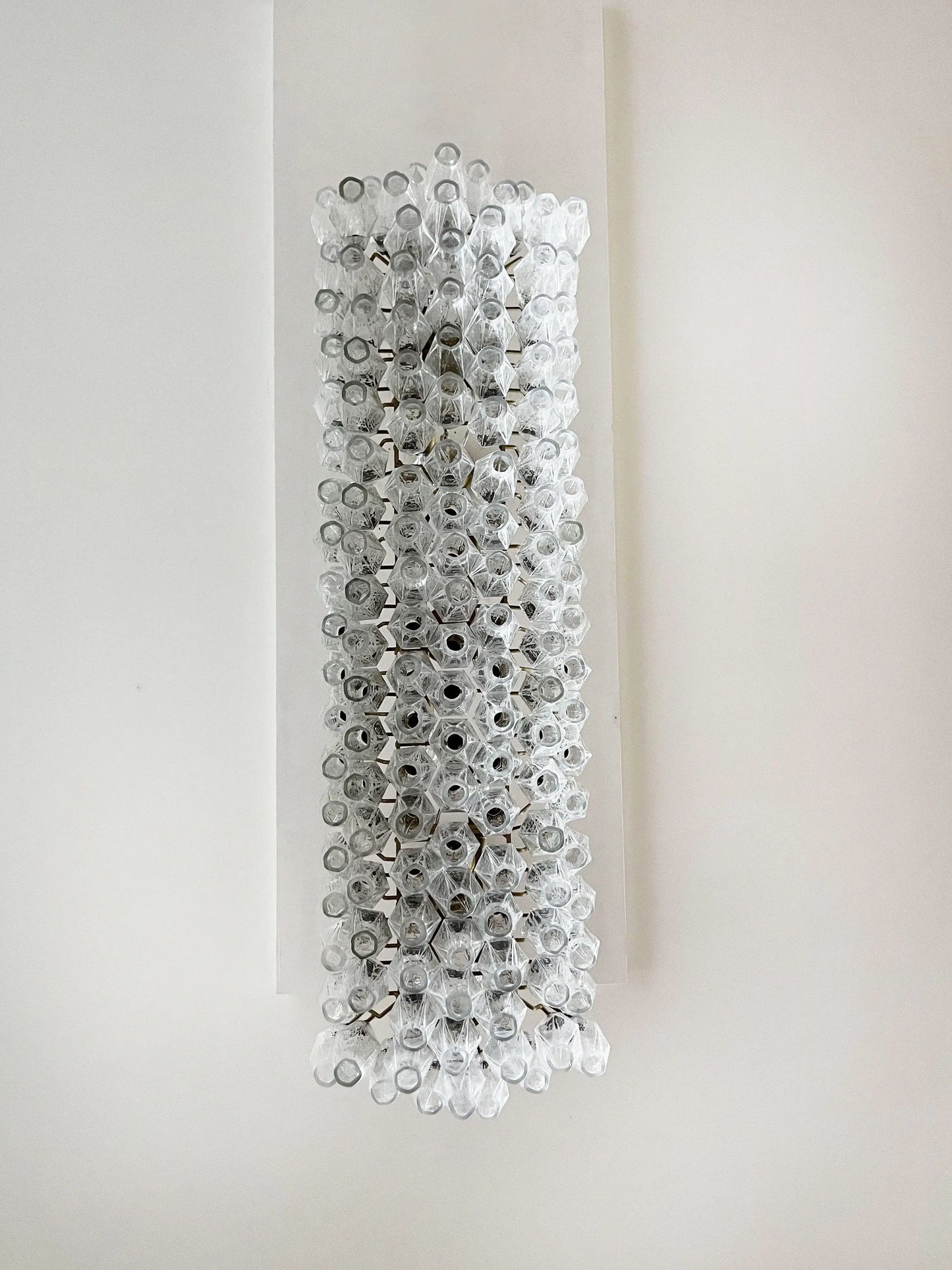 Elegant Transparent Murano Poliedri Chandelier - Nuvé