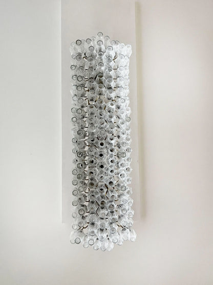 Elegant Transparent Murano Poliedri Chandelier - Nuvé