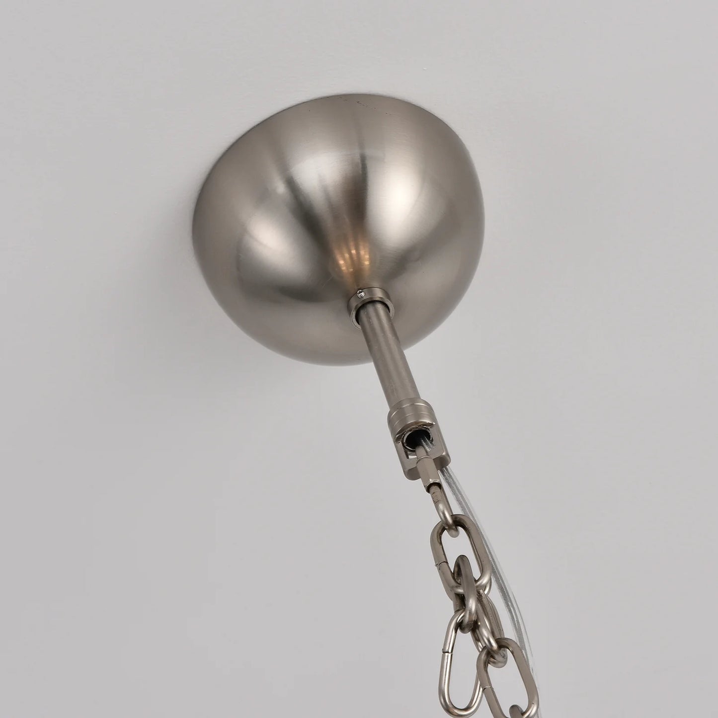 Elegant White Murano Disc Chandelier - Nuvé