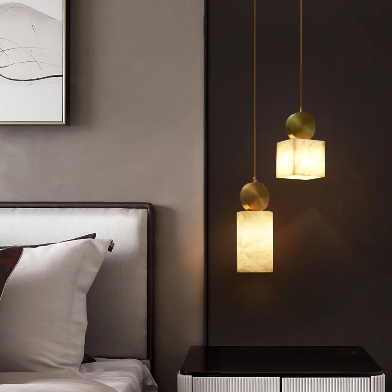 Etruscan Alabaster Pendant Light - Nuvé