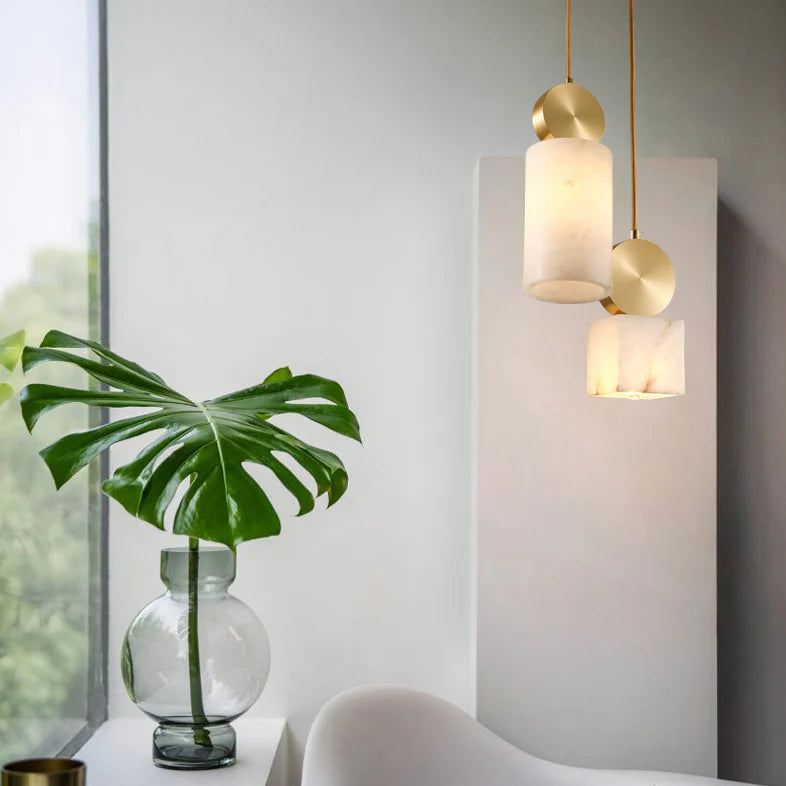 Etruscan Alabaster Pendant Light - Nuvé