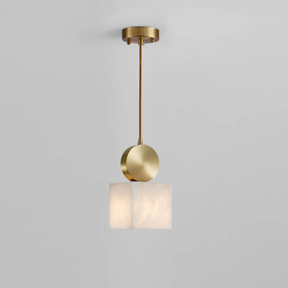 Etruscan Alabaster Pendant Light