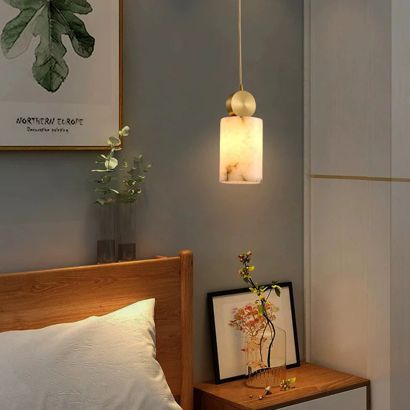 Etruscan Alabaster Pendant Light - Nuvé