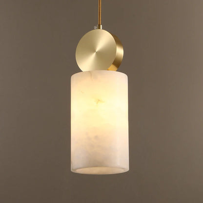 Etruscan Alabaster Pendant Light