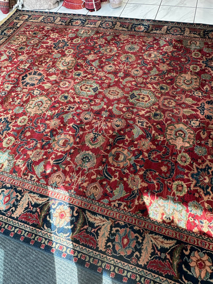 Karastan Samovar Teawash Wool Rug – 8’8” x 12’ – Vintage Elegance, Excellent Condition - Nuvé