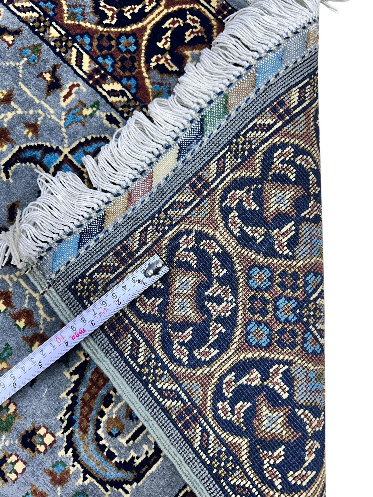 Hand-Knotted Parak Rug – Gray, 40” x 60” | Afghan Wool Rug - Nuvé