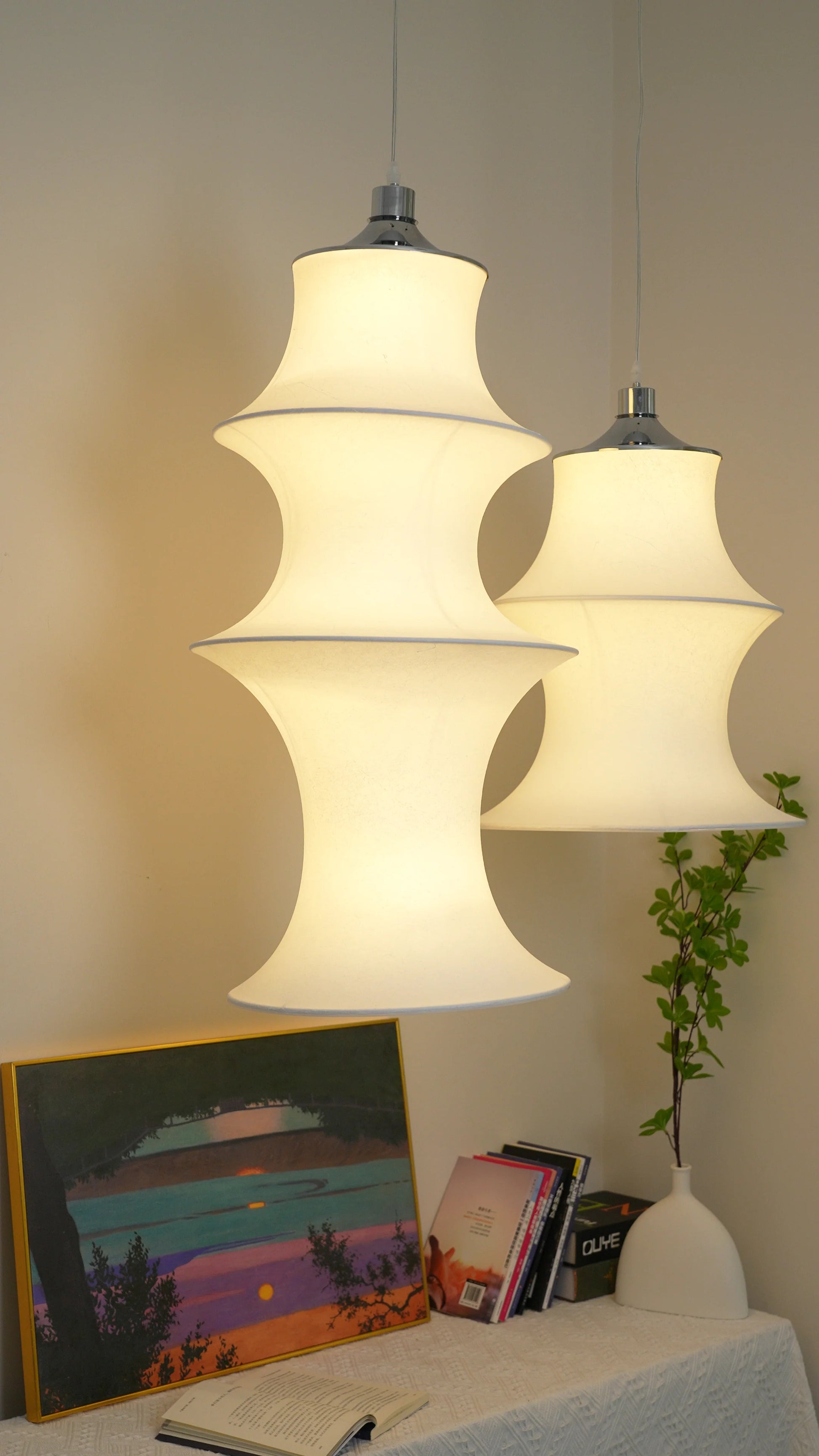 Falkland Fabric Pendant Lamp - Nuvé