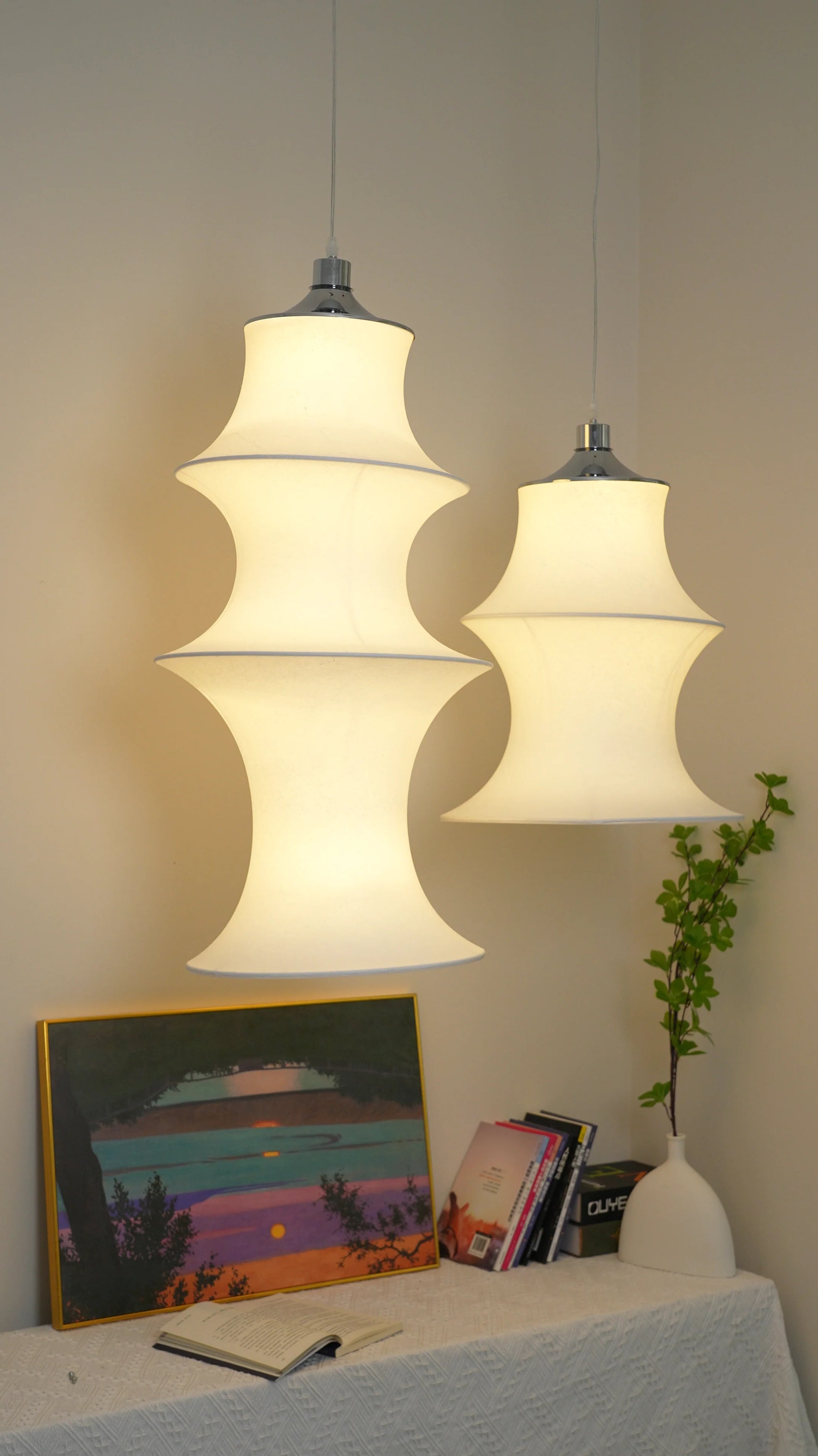 Falkland Fabric Pendant Lamp - Nuvé