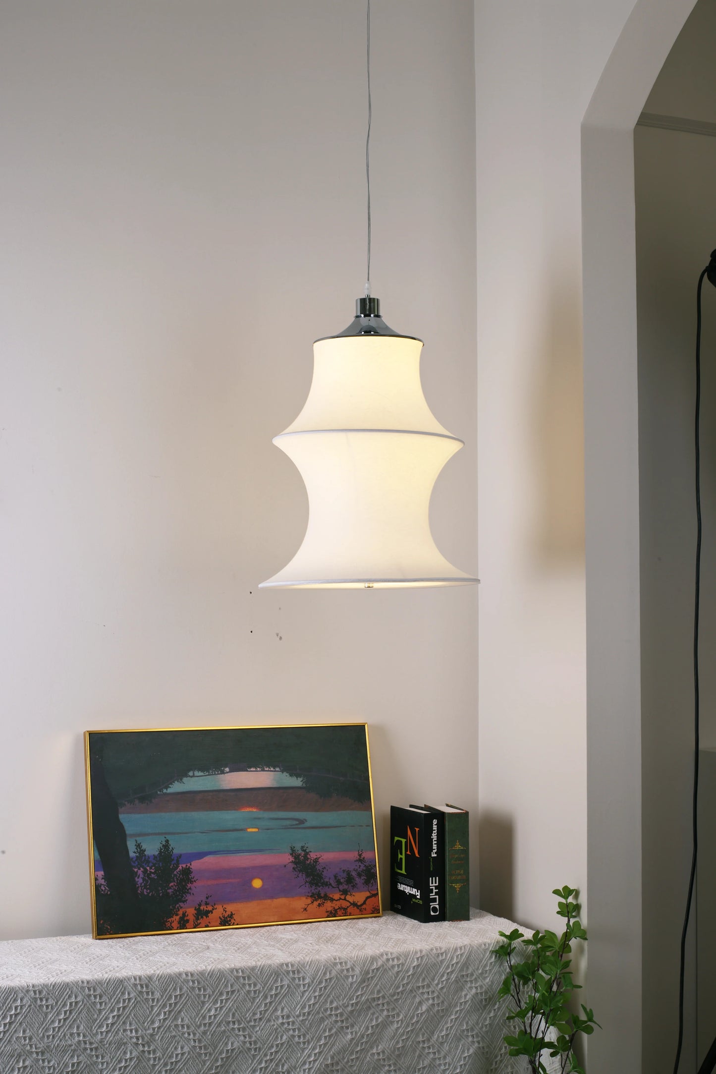 Falkland Fabric Pendant Lamp - Nuvé