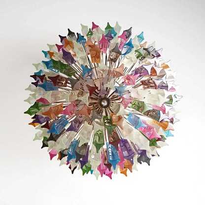 Fantastic Murano Prisms Multicolor Chandelier - Nuvé